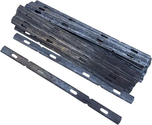 Vista 10 de Sandbaggy Bridas planas X para formas de hormigón (para paredes de 8 pulgadas), acero de calibre 11, compatibles con pernos de cuña estándar, formas