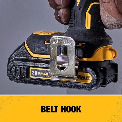 Vista 5 de DEWALT ATOMIC 20V MAX* Impact Driver, Cordless, Compact, 1/4-Inch, Tool Only (DCF809B)