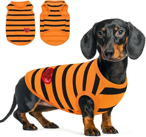 Vista 52 de Queenmore Camisa para perros pequeños, camisa suave y transpirable para perros, gatos, macho y hembra, ropa para mascotas para todas las estaciones