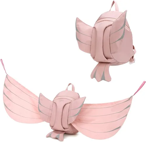 Vista 2 de CFX Correa de mochila para niños pequeños con asa de seguridad, correas atractivas para edades de 2 a 4 años, Rosa, Mochilas Daypack