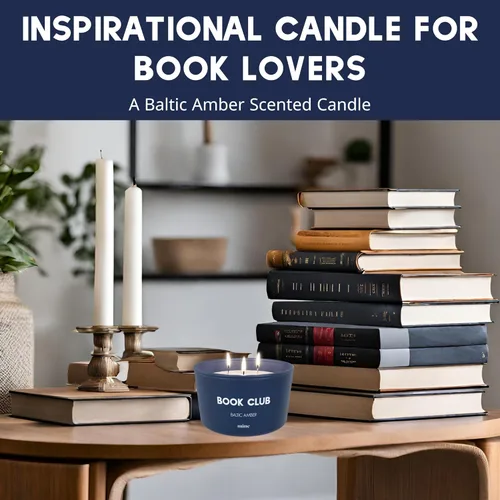 Vista 3 de Velas perfumadas temáticas con caja de regalo para decoración del hogar, vela de cera de soja de 8 onzas con 3 mechas (Girl Mom)