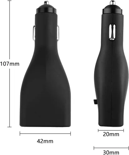 Vista 7 de Cargador de coche Surface de 42 W, 12 V, 2.58 A, fuente de alimentación para Microsoft Surface Pro 3/Pro 4/Pro 5/Pro 6, Surface Book, Surface Go