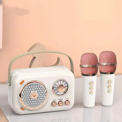 Vista 4 de Máquina de karaoke, 6 modos portátil de frecuencia completa altavoz PA sistema de altavoces para el hogar