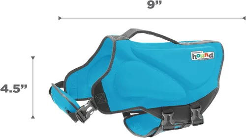 Vista 7 de Outward Hound - Chaleco salvavidas de neopreno para perros