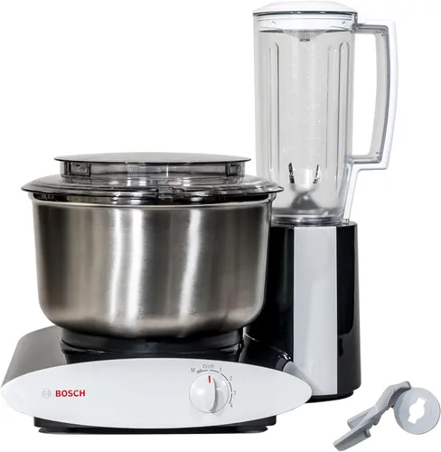 Vista 14 de Bosch Universal Plus - Batidora de pie de 500 vatios, 6.5 cuartos, con látigos de alambre, gancho para masa y paquete de extensor de gancho