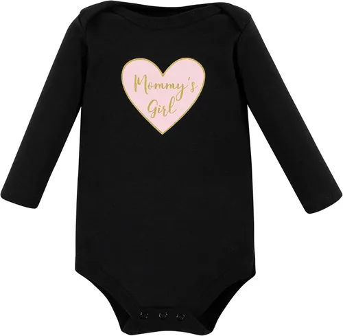 Vista 5 de Hudson Baby Body unisex de algodón de manga larga, para bebé