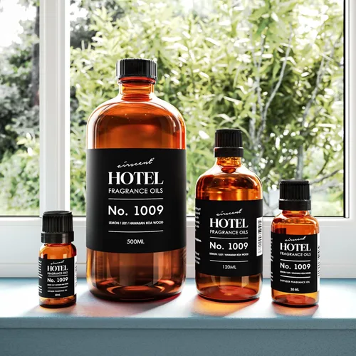 Vista 4 de AirScent - Aceite difusor de hotel n.º 1009, madera de koa hawaiana de lirio de limón, aroma de hotel, aceite aromático prémium para difusores