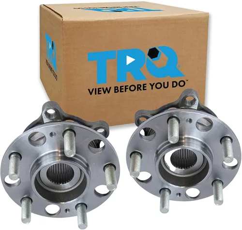 Vista 190 de Conjunto de rodamiento de rueda delantera de 2 piezas y buje TRQ Compatible con Pontiac Solstice 2006-2009 Saturn Sky 2007-2010