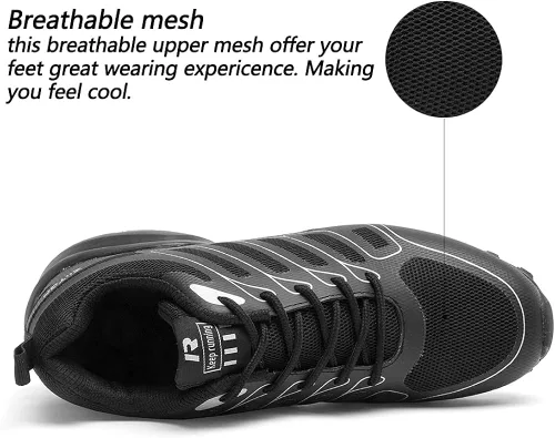 Vista 6 de Ziitop - Tenis de correr para hombre para senderismo ciclismo para hombre ligeros para correr correr correr para correr