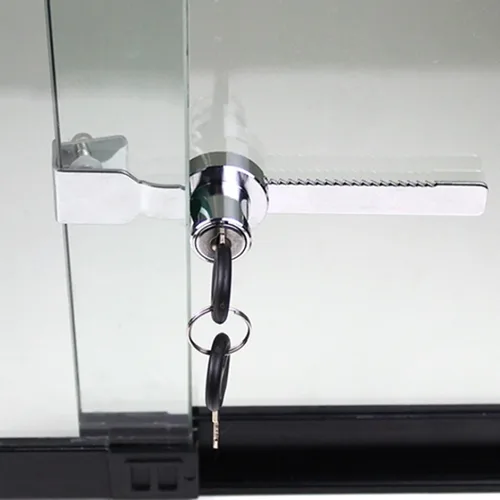 Vista 5 de Paquete de 8 candados para puerta corrediza de cristal con 16 llaves (con llave similar)