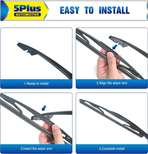 Vista 3 de Repuesto de limpiaparabrisas trasero de 12 pulgadas para Ford Escape 2012 2011 2010 2009 2008 Flex 2019 2018 2017 2016 2015 2014 2013 2012 2011 2010
