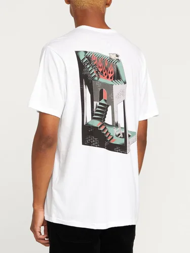 Vista 3 de Volcom Skate Vitals Axel SST 2 - Camiseta de manga corta casual de algodón para hombre, ajuste regular, ropa de playa estilo de vida