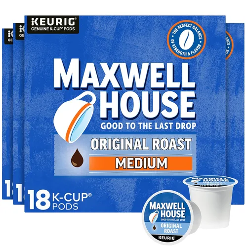 Vista 13 de Maxwell House - Cápsulas de café tostado suave Breakfast Blend para Keurig K-cup (caja de 12 cápsulas)