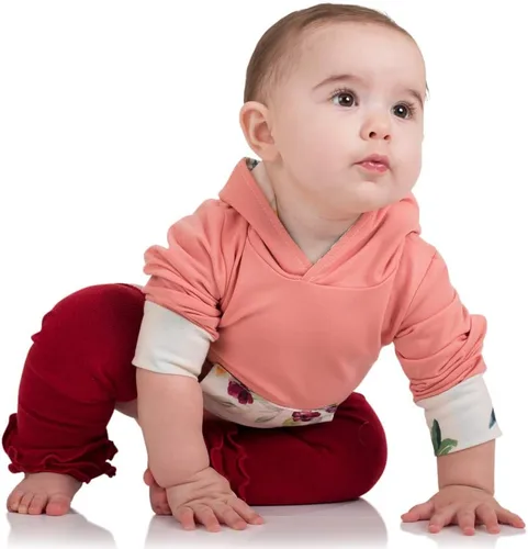 Vista 2 de juDanzy Calentadores de piernas con volantes para bebés o niñas pequeñas