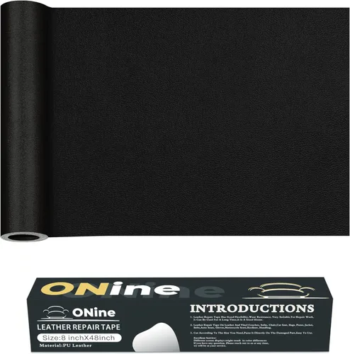 Vista 7 de ONine Reparación profesional de cuero para sofá, cinta de reparación de cuero de 3 x 60 pulgadas (cuero gris oscuro)