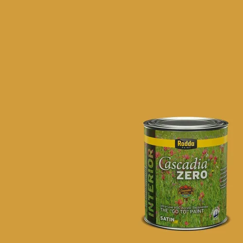 Vista 172 de Rodda Paint CASCADIA ZERO - Pintura e imprimación semibrillante para interiores en uno, cuarto de galón, bizcocho de limón