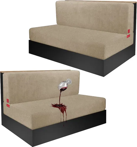Vista 61 de Fundas de cojín 100 % impermeables para caravana, tela elástica, repuesto para asiento de cámper, funda de sofá lavable diseñada para banco de auto