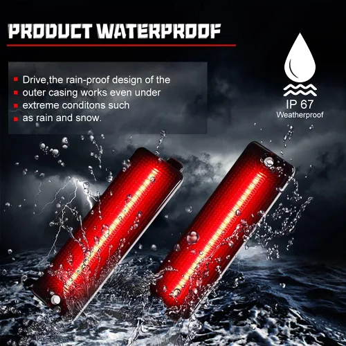 Vista 4 de para 1993 1994 1995 1996 1997 1998 1999 2000 2001 2002 luz indicadora lateral trasera de lente roja LED para Chevy Camaro