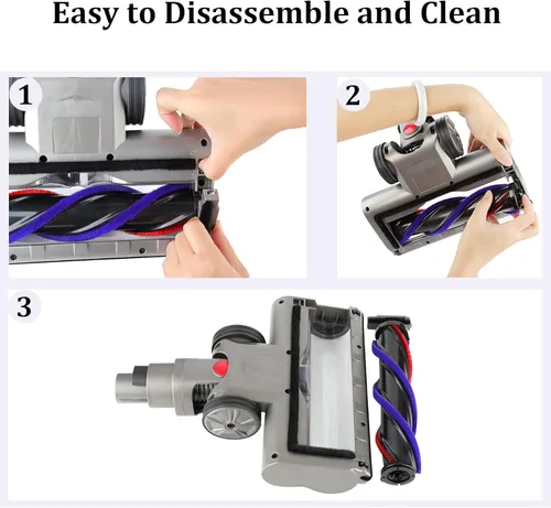 Vista 4 de Cabezal de motor para aspiradora Dyson V15 V11 V10 V8 V7, Motorhead para Dyson V15 V11 V10 V8 V7 Animal Detect Absolute Cyclone Aspirador,