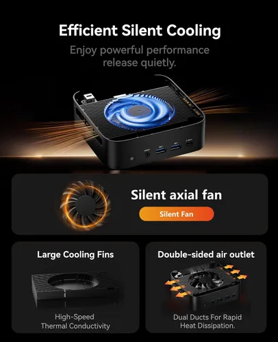 Vista 7 de ACEMAGIC M1 Mini PC Ryzen 7 7735HS 24GB LPDDR5 1TB NVMe SSD Mini
