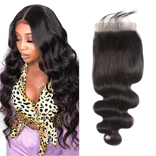 Vista 18 de Encaje frontal transparente HD de 13 x 6 pulgadas, prearrancado con abuelitos, línea capilar natural, cierre frontal ondulado 12A, cabello humano