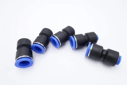 Vista 30 de Empuje para conectar, tubo de 1/2 pulgada OD, conector de dos vías de unión recta de aire neumático (paquete de 5)