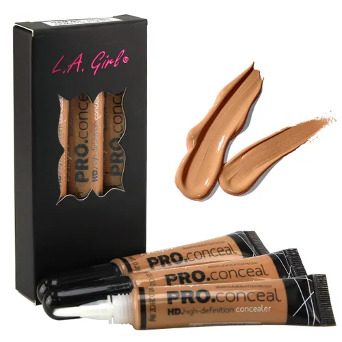 Corrector LA Girl HD Pro Conceal de alta definición, corrector de ojeras, 24 opciones de color, Fawn