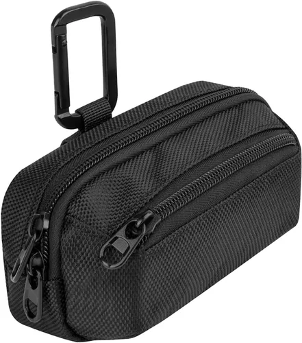 Travel Case for Heart Rate Monitor Chest Strap,Carrying Bag Organizer with Carabiner Storage Protection for Camping Vacation