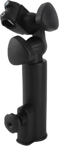 SUNGOOYUE Soporte para paraguas de golf, carrito de empuje para carrito de empuje, soporte de plástico, carrito de tracción, color negro