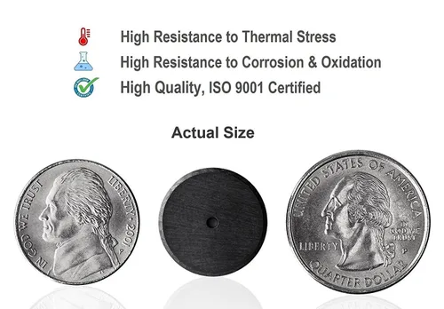 Vista 5 de Creative Hobbies imanes industriales de cerámica, 11/16 pulgadas Disco redondo – Imanes de ferrita para manualidades, proyectos de ciencia y hobbies