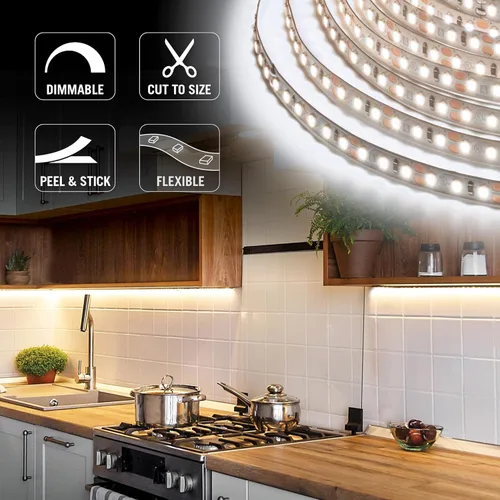 Vista 3 de Armacost Lighting RibbonFlex Pro - Cinta LED de 32.8 pies, luz diurna (5000 K) 12 V (163250)