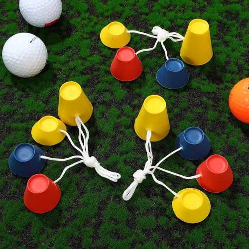 Vista 8 de Angoily 24 piezas de accesorios de práctica de pelotas de golf, suministros de pelotas de golf, clavos de práctica de pelota de golf, clavos