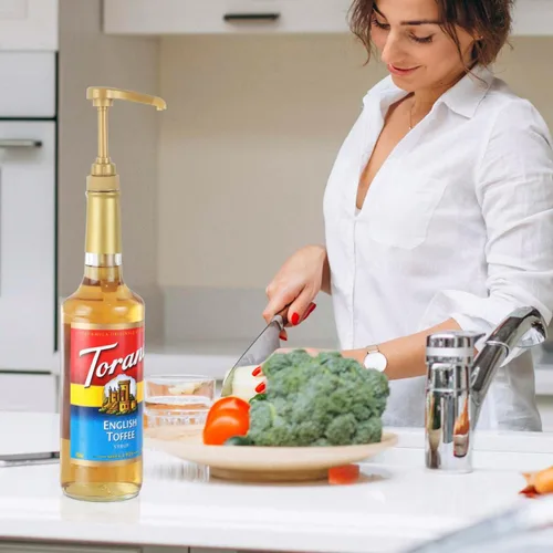 Vista 6 de Dispensador de jarabe de café, 6 unidades, bombas de jarabe delgado de alta calidad aptas para botellas de jarabe Torani Davinci de 25.4 onzas