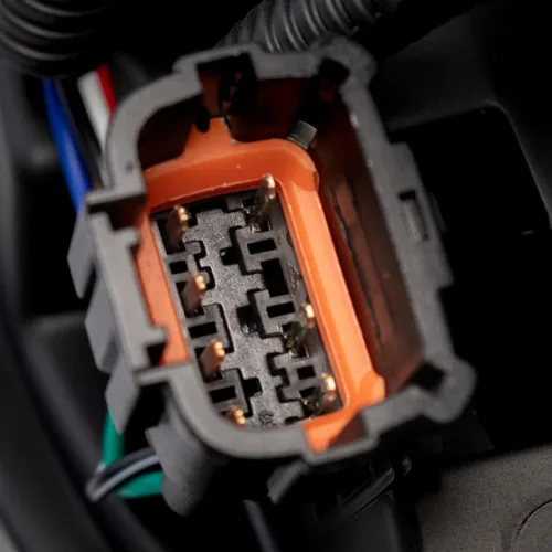 Vista 507 de TRQ Juego de Conjunto de Ensamble de Faros de 2 Piezas de Desempeño Halógeno con Marco Cromado Conductor y Lado del Pasajero Compatible con Mercedes