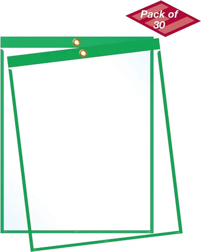 Vista 5 de Job soporte para boleto – Paquete de 30., Verde