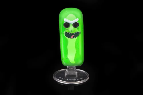 Vista 3 de ¡Funko San Diego Comic-Con 2019 Pop! Rick & Morty: Pickle Rick Figura de vinilo que brilla en la oscuridad, multicolor, 3.75 pulgadas