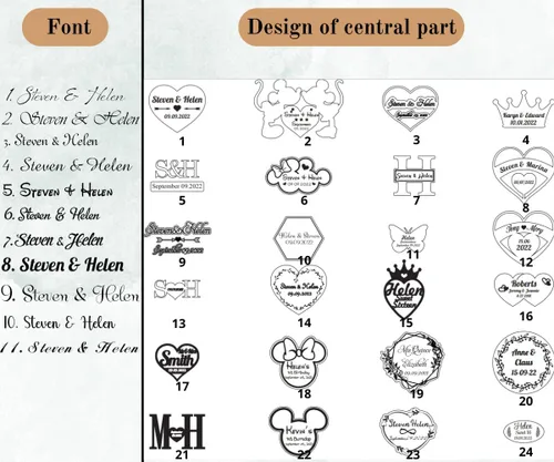 Vista 6 de Alternativa de libro de invitados de boda de bola negra personalizada, idea de libro de invitados de boda de madera, libro de invitados con temática
