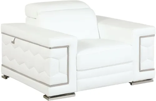 Vista 26 de Blackjack Furniture Usry - Sofá tapizado de piel italiana, color caqui