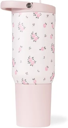 Vista 31 de HydroJug Sport Botella de acero inoxidable con popote, aislada al vacío, de 32 onzas, a prueba de fugas, diseño ergonómico, reutilizable, apta