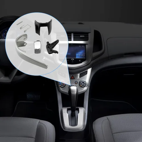 Vista 4 de Kit de perilla de cambio de transmisión automática Compatible con Chevy Sonic Aveo 2012-2016 Trax 2015 2016 Reemplaza 42423234 95393161 42539736 Kit
