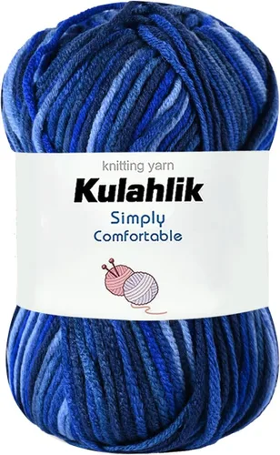 Vista 23 de Hilo acrílico de 1.76 oz (1 x 1.76 oz) para tejer y tejer, hilo de hilo degradado colorido, 1 rollo de madejas, hilo acrílico multicolor, perfecto