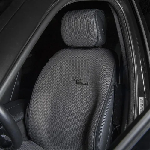 Vista 8 de Sojoy IsoTowel Funda para Asiento Delantero de Automóvil - Protector de Asiento de Automóvil de Microfibra Absorbe Sudor - Secado Rápido