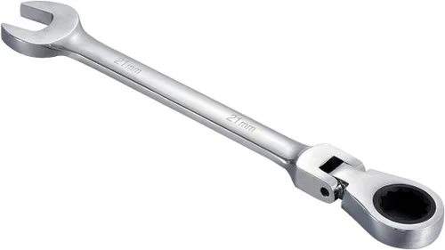 Vista 10 de KATUR Juego de llaves de trinquete de 0.945 in con cabezal giratorio flexible, llave combinada de trinquete, herramienta métrica de acero al cromo