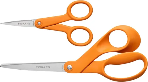 Vista 10 de Fiskars Micro Trip - Tijeras de corte de precisión con empuñadura suave, hojas de acero inoxidable antiadherentes, 5 pulgadas