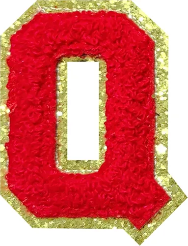 Vista 84 de 4 parches de letras de felpilla negra, parches de letras termo-adhesivas de 2.2", parches de letras de felpilla para ropa (S)