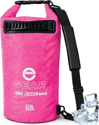 Vista 14 de Enthusiast Gear Mochila térmica flotante con aislamiento superior enrollable, a prueba de fugas, plegable, impermeable, con correa acolchada