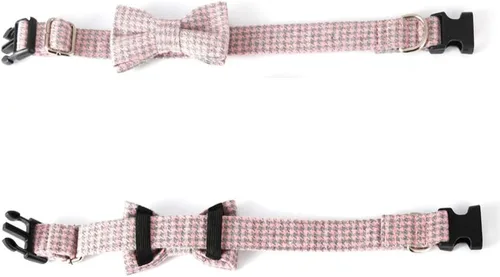 Vista 6 de Love Dream Collar de perro con pajarita suave y cómodo para perros pequeños, medianos y grandes, collar ajustable con hebilla de liberación rápida