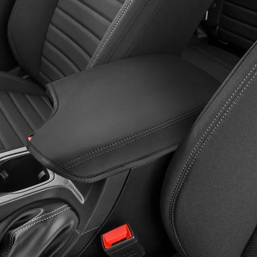 Vista 9 de INTGET Cubierta de Reposabrazos de Consola Central para Accesorios Ford Ranger 2019 2020 2021 2022 2023 Interior de Cuero Cubierta de Consola