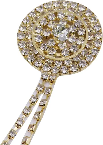 Vista 5 de MINGSEECESS Almohadillas adhesivas reutilizables para pezones de silicona de metal dorado con forma cuadrada y borla