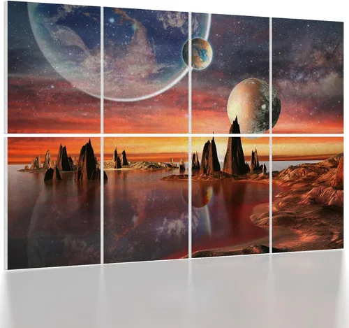 Vista 11 de UMIACOUSTICS Paquete de 6 paneles acústicos de pared, 47.2 x 23.6 pulgadas, panel de sonido decorativo para tratamiento de reverberación de eco